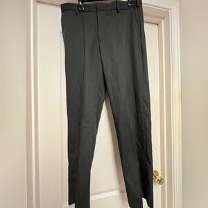 Men's Dark Charcoal/Black Dress Pants